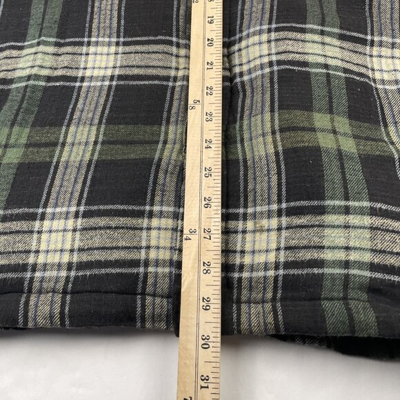 Canyon Guide Outfitters Flannel Shirt Jacket Men’s M Quilt Lined Chore Snap Up - Picture 4 of 11